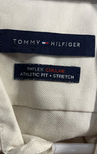 Load image into Gallery viewer, Tommy Hilfiger Mens Beige Stretch Athletic Fit Long Sleeve Dress Shirt Sz 16 1/2
