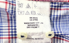 Load image into Gallery viewer, Tommy Hilfiger Mens Multicolor Plaid Collared Dress Shirt Size 19 37-38 Tall
