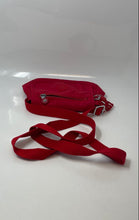 Load image into Gallery viewer, Kipling Womens Red Inner Pocket Charm Adjustable Strap Crossbody Purse
