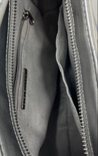 Load image into Gallery viewer, Steve Madden Womens Silver Metallic Faux Leather Shoulder Bag With Tags
