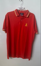 Load image into Gallery viewer, Psycho Bunny Mens Red Pima Cotton Short Sleeve Collared Polo Shirt Size 7
