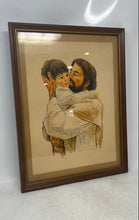 Load image into Gallery viewer, Love By Artists Richard And Frances Hook Jesus With Child Signed Wall Art Print
