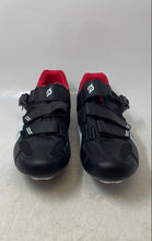 Load image into Gallery viewer, Peloton Mens Altos White Red Black Leather Hook And Loop Cycling Shoes Size 47
