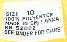 Load image into Gallery viewer, Liz Claiborne Womens Yellow Short Sleeve Chest Pockets Button-Up Shirt Size 10
