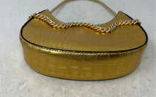 Load image into Gallery viewer, Aldo Womens Sheina Gold Animal Embossed Chain Strap Convertible Shoulder Bag
