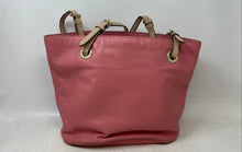 Load image into Gallery viewer, Michael Kors Womens Pink Nude Leather Double Handle Inner Pockets Lined Tote Bag
