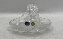 Load image into Gallery viewer, Bohemia Clear Crystal Hand Cut Candy Basket Made In Czech Republic

