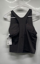 Load image into Gallery viewer, Jockey Womens Black Sleeveless Round Neck Racerback Cropped Tank Top Sz M w/ Tag
