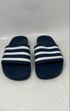Load image into Gallery viewer, Adidas Mens Adilette 288022 Blue Open Toe Slip-On Slide Sandals Size 5
