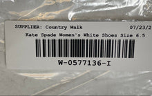 Load image into Gallery viewer, Kate Spade New York Womens Angelise White Leather Low Top Sneakers Shoes Sz 6.5B

