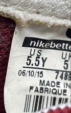 Load image into Gallery viewer, Nike Kids Air Force 1 Low Red White Lace-Up Sneakers Shoes Size 5.5Y
