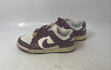 Load image into Gallery viewer, Nike Womens Dunk Low SE DV1160-101 White Red Lace-Up Sneakers Shoes Size 9
