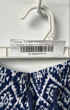 Load image into Gallery viewer, Forever 21 Womens Blue White Geometric Elastic Waist Lounge Pants Size S
