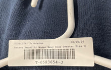 Load image into Gallery viewer, Banana Republic Womens Navy Blue Long Sleeve Pullover Sweater Size Medium
