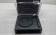 Load image into Gallery viewer, LP&amp;No.1 Model LPSC-016 Brown Black Record Player Turntable Not Tested

