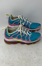 Load image into Gallery viewer, Nike Womens Air Vapormax Plus CW7014-100 Blue Lace-Up Sneaker Shoes Size 8
