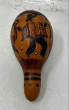 Load image into Gallery viewer, Multicolor Engraved Percussion Musical Instrument Hand-Carved Gourd Rattle
