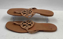 Load image into Gallery viewer, Authentic Tory Burch Womens Miller Beige Thong Sandals Size 10M Damaged
