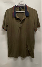 Load image into Gallery viewer, Hugo Boss Mens Green Slim Fit Short Sleeve Collared Golf Polo Shirt Size Large

