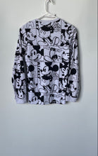 Load image into Gallery viewer, Disney Womens White Black Mickey Mouse Long Sleeve Pullover Sweatshirt Size 16
