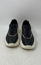 Load image into Gallery viewer, Daisy Fuentes Womens Black White Low Top Lace-Up Sneaker Shoes Size EUR 37
