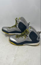 Load image into Gallery viewer, Adidas Mens Derrick Rose 5 Boost C76491 Gray Yellow Basketball Shoes Size 10
