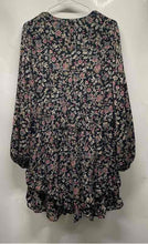 Load image into Gallery viewer, Abercrombie &amp; Fitch Womens Multicolor Floral Print Long Sleeve Mini Dress Sz LT
