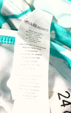 Load image into Gallery viewer, 24th &amp; Ocean Swimwear Womens Green White Floral Sleeveless Tankini Top Size 12
