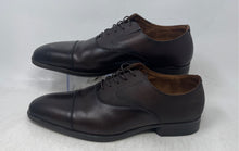 Load image into Gallery viewer, Aldo Mens Miraylle Dark Brown Leather Lace-Up Cap Toe Oxford Dress Shoes Sz 10.5
