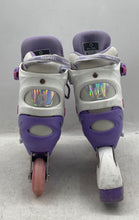 Load image into Gallery viewer, Sulifeel Kids Multicolor Adjustable Ratchet Buckle Inline Roller Skates Sz 28-31
