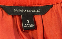 Load image into Gallery viewer, Banana Republic Womens Red Sleeveless Split Neck Pullover Blouse Top Size S
