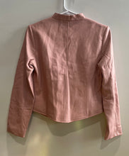 Load image into Gallery viewer, Bagatelle Womens Pink Genuine Leather Long Sleeve Front Full-Zip Jacket Size 2
