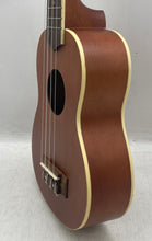 Load image into Gallery viewer, Mitchell MU40NT Brown 4-String Beginner Concert Soprano Ukulele In Case
