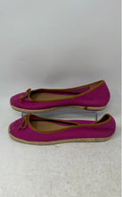 Load image into Gallery viewer, Coach Womens Darcelle Pink Bow Slip-On Espadrille Ballet Flats Size 8
