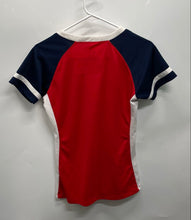 Load image into Gallery viewer, Majestic Womens Red Blue St. Louis Cardinals League Diva Star T-Shirt Size M
