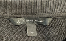 Load image into Gallery viewer, Authentic Armani Exchange Womens Black Crew Neck Pullover Sweatshirt Size XS
