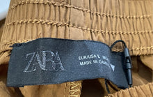 Load image into Gallery viewer, Zara Mens Brown Elastic Waist Tapered Leg Pull-On Jogger Pants Size Large
