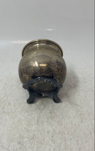 Load image into Gallery viewer, F.B. Rogers Silver Co. Silver-Tone Engraved Tableware Four-Footed Sugar Bowl
