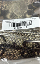 Load image into Gallery viewer, Jessica Simpson Womens Brown Black Snakeskin Inner Pockets Shoulder Bag
