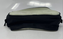Load image into Gallery viewer, Prada Parfums Womens Green Black Top Zipper Travel Cosmetic Bag Stained
