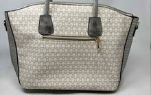 Load image into Gallery viewer, Brangio Womens Beige Bottom Studs Double Handle Shoulder Tote Bag
