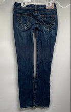 Load image into Gallery viewer, True Religion Womens Blue Denim Dark Wash Pockets Straight Leg Jeans Size 24
