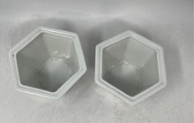 Load image into Gallery viewer, Vintage F.T.D. Ceramic White Floral Especially For You Vase Lot Of 2 Pieces
