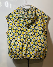 Load image into Gallery viewer, Diane Von Furstenberg Womens Multicolor Floral Hooded Windbreaker Vest Size M
