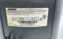 Load image into Gallery viewer, Bose PS3-2-1 III Black Wired Subwoofer Powered Speaker System Not Tested
