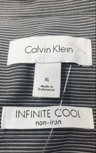 Load image into Gallery viewer, Calvin Klein Mens Black Printed Collared Long Sleeve Button-Up Shirt Size XL
