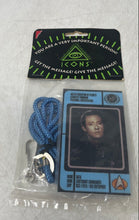 Load image into Gallery viewer, Vintage Icons Star Trek The Next Generation Data TNG Hanging Bridge Pass ID Card

