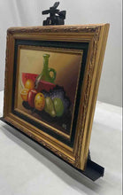 Load image into Gallery viewer, Vase And Fruits Still Life Oil Painting Framed And Signed Wall Decor Art
