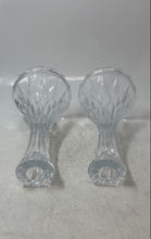 Load image into Gallery viewer, Set Of 2 Pcs Mikasa Capella Crystal Clear Candlestick Holder Collectible
