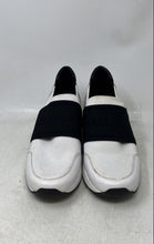 Load image into Gallery viewer, Michael Kors Womens White Black Round Toe Slip-On Sneaker Shoes Size 9M

